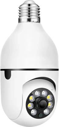 OneXsale 2MP Wifi Bulb Camera Live View Motion Alert Night Vision SD Card Support Security Camera
