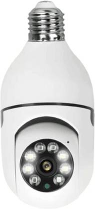OneXsale 2MP Wifi Bulb Camera Live View Motion Alert Night Vision SD Card Support Security Camera