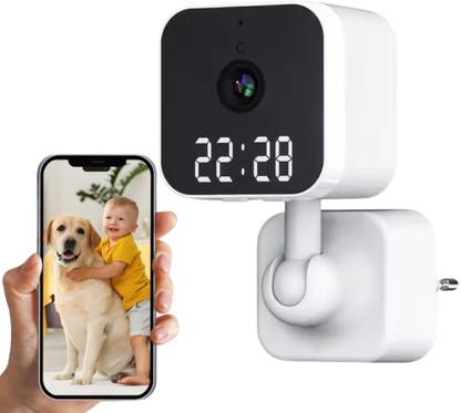JOSS 3MP FHD WiFi Plug&Play Clock Camera 128GB Memory Card Support 3.3 IP Camera Camera