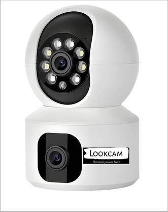 lookcam DuoXR 3MP Dual Lens Wireless WiFi Smart CCTV Camera | Ultra HD View Security Security Camera
