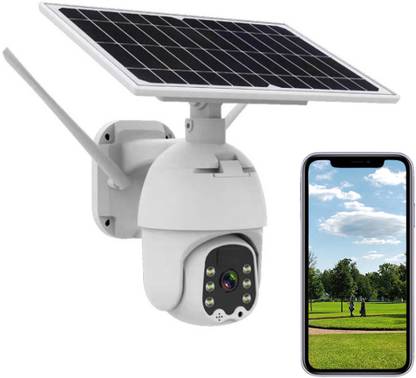 Maizic Smarthome Bhimkaya 4G Sim Wireless Solar PTZ Camera with HD 1080p Color Night Vision Security Camera