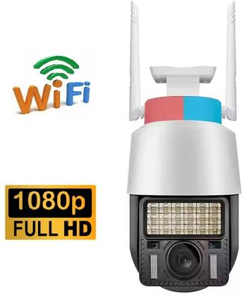 Okxmz Outdoor Smart WiFi PTZ Camera 1080p with Motion Detection Audio Mic and View Security Camera