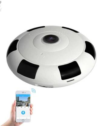 bornyal Panoramic Wireless Camera360 Fisheye Plug and Play Camera, Easy Access Security Camera