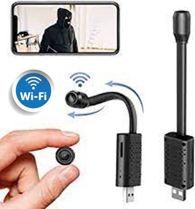 First Dot WiFi Mini Flexi Neck Camera Wide Angle Live View on Mobile App WiFi Camera Security Camera