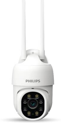 PHILIPS HSP 3800, 2MP, Color Night Vision, 2-Way Talk, Weatherproof WiFi CCTV Outdoor Security Camera