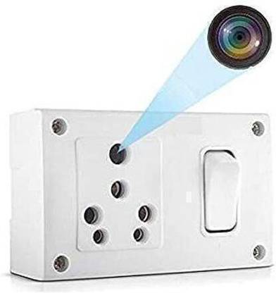 FREDI HD PLUS 4K Spy WiFi Switch Socket Camera Full HD Audio Video Recording Camera Security Camera