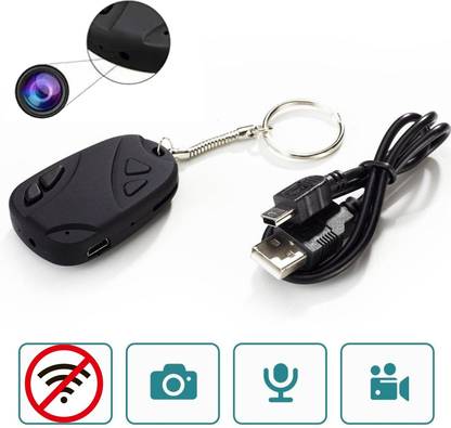 First Dot Spy Hidden Car Key shape Camera Video Audio Photo 720p Spy Camera Without WIFI Security Camera