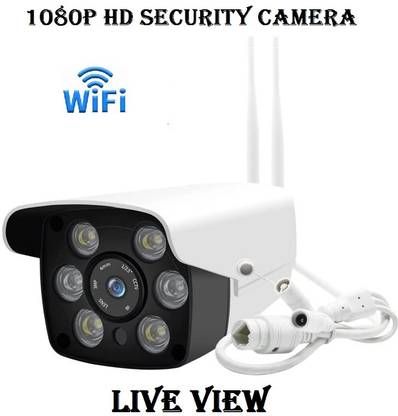 SROPX CCTV Wireless Bullet Camera WiFi HD IP66 Night Vision 2 Way Audio Waterproof Security Camera