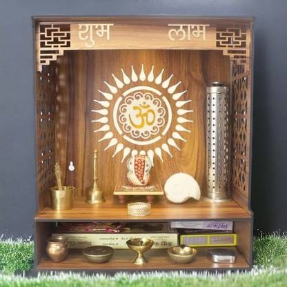 Aquatic Craft AQ Shubh Labh Temple-B (23-02) Engineered Wood Home Temple