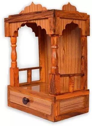 WTG Plus Star Handmade wooden temple for home/office/shop Engineered Wood Home Temple