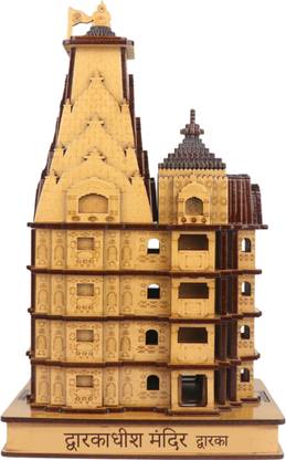 Devgange Shree Dwarkadheesh Wooden Temple, Dwarka Solid Wood Home Temple