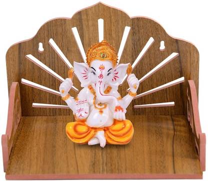 DHIMGU Wooden Sun Temple|Temple|Office Temple|Home Decor|MDF Wood Temple| Engineered Wood Home Temple