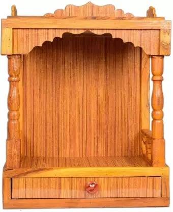 Om Enterprise Handmade Wood temple for home / office Engineered Wood Home Temple