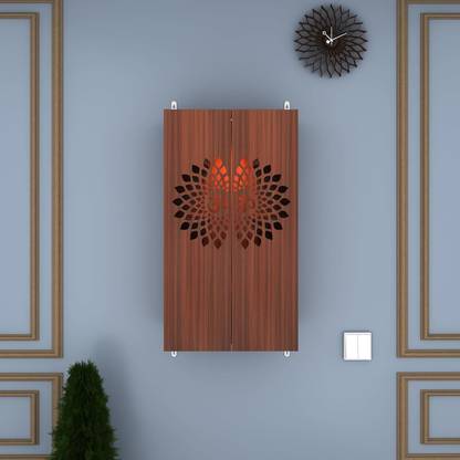 ANIKAA Spirit Pooja Temple Engineered Wood Home Temple