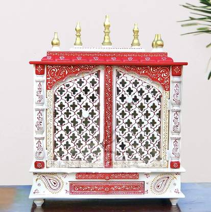 Murfi (Mandir) Temple for Home Pooja, Arti ||Unique Design Temple for Home and Office Solid Wood Home Temple