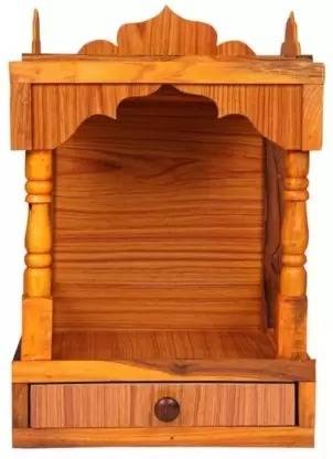 HWT Latest Handmade Pooja ghar/mandir /temple Solid Wood Home Temple