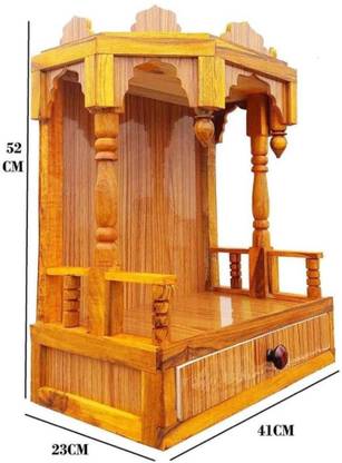 JMD ONLINE wooden temple Engineered Wood Home Temple
