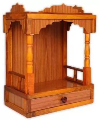 Shivshourya Beautiful classic pooja mandir/ghar /temple use for home /office /shop and many more Solid Wood Home Temple
