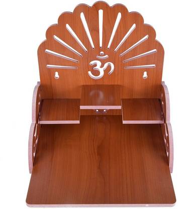 Jivima wall hanging wooden temple for home Solid Wood Home Temple