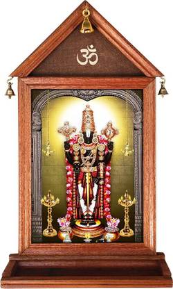 mperor God Venkateswara Swamy Solid Wood Home Temple