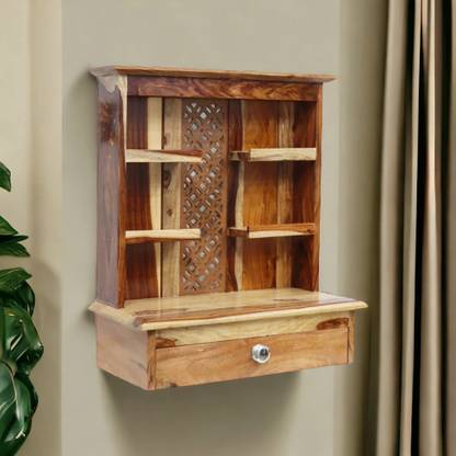 Allie Wood Amitava Sheesham Wood Mandir Solid Wood Home Temple