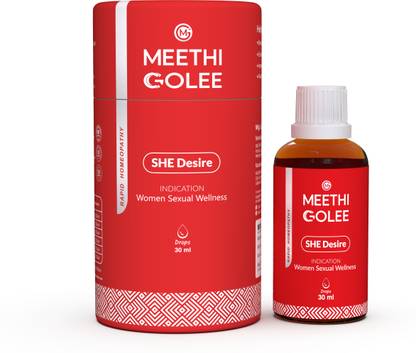 MEETHI GOLEE SHE Desire | Homeopathic Women's Wellness Drops for Hormonal Balance & Mood Drops
