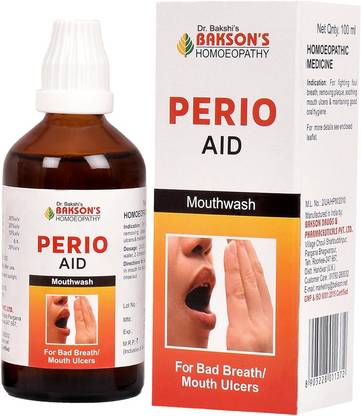 Bakson's Homoeopathy Perio Aid Mouthwash Syrup