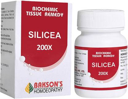 Bakson's Homoeopathy Silicea 200X Tablets