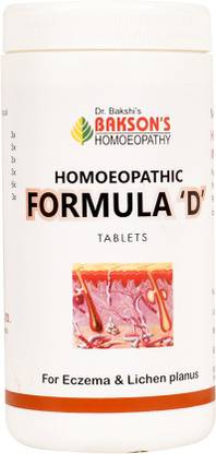 Bakson's Homoeopathy Homoeopathic Formula 'D' Tablets