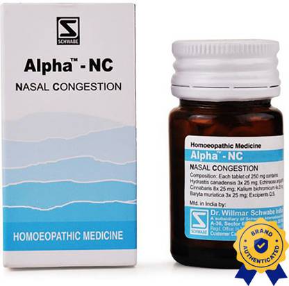 Dr.Willmar Schwabe India Alpha - NC Nasal Congestion Tablets
