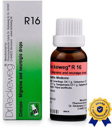 डॉक्टर रेकेवेग R16-Migraine & Neuralgia ड्रॉप्स