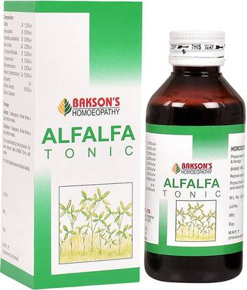Bakson's Homoeopathy Alfalfa Tonic Syrup