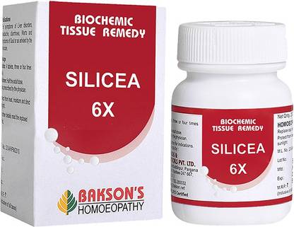 Bakson's Homoeopathy Silicea 6X Tablets