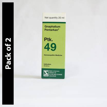 डॉक्टर विलमार श्वाबे जर्मनी Gnaphalium Pentarkan Ptk. 49 , ड्रॉप्स