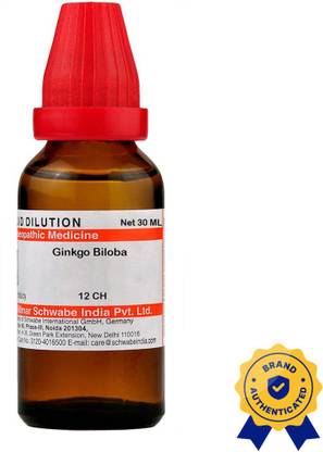 Dr.Willmar Schwabe India Ginkgo Biloba 12 CH Dilution