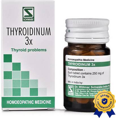 Dr.Willmar Schwabe India Thyroidinum 3X Tablets