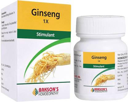 Bakson's Homoeopathy Ginseng 1X Tablets