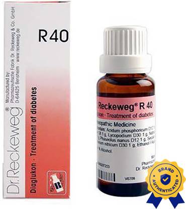 Dr. Reckeweg R40-Treatment Of Diabetes Drops