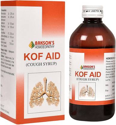 Bakson's Homoeopathy Kof Aid Syrup