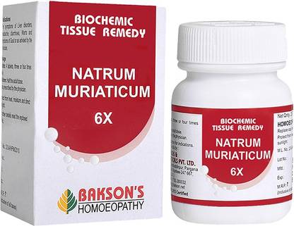Bakson's Homoeopathy Natrum Muriaticum 6X Tablets