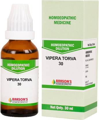Bakson's Homoeopathy Vipera Torva 30 Dilution