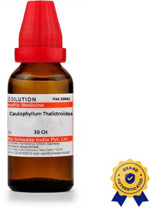 Dr.Willmar Schwabe India Caulophyllum Thalictroides 30 CH Dilution