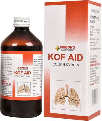 Bakson's Homoeopathy Kof Aid Syrup