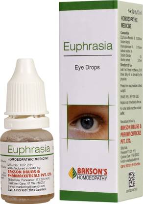 Bakson's Homoeopathy Euphrasia Eye , Drops