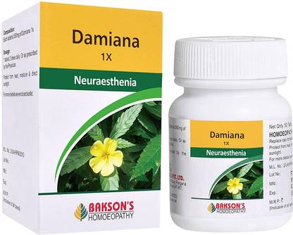 Bakson's Homoeopathy Damiana 1X Tablets
