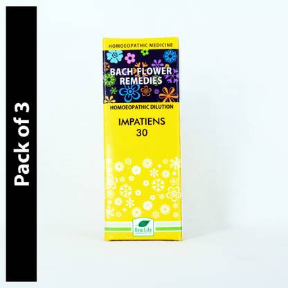 New Life Laboratories Bach Flower Remedies Impatiens 30 30 Dilution