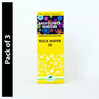New Life Laboratories Bach Flower Remedies Rock Water 30 30 Dilution