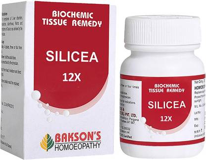 Bakson's Homoeopathy Silicea 12X Tablets