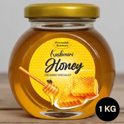 pyramid traders Tastier and Healthier Honey 1kg 100% Pure Honey with No Sugar Adulteration