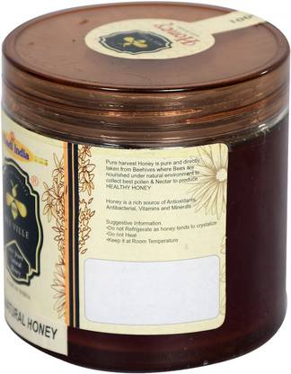 bee ville KHADI INDIA - BEE VILLE HONEY : 100% Pure Natural honey with no Adulteration